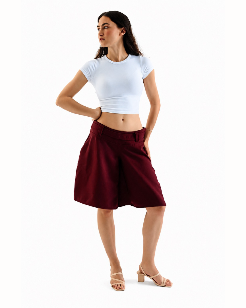 HEAT SHORT - BURGUNDY