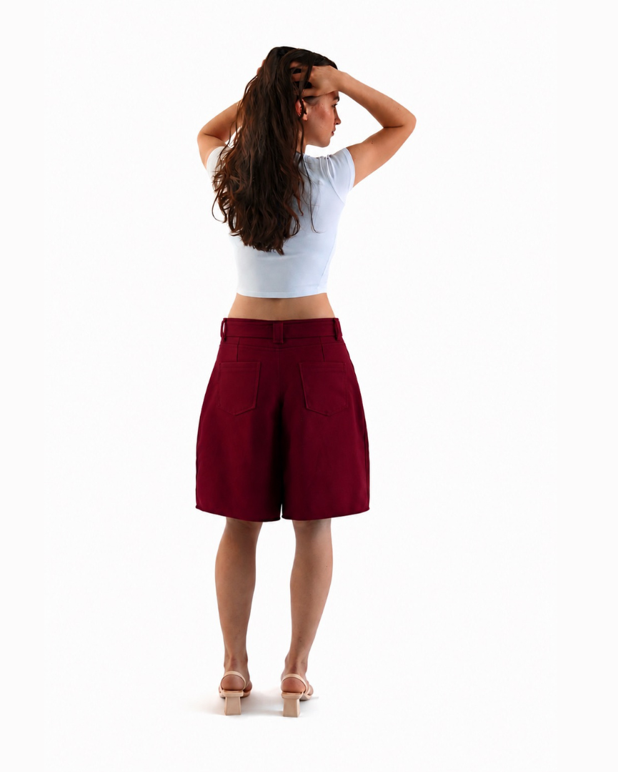 HEAT SHORT - BURGUNDY